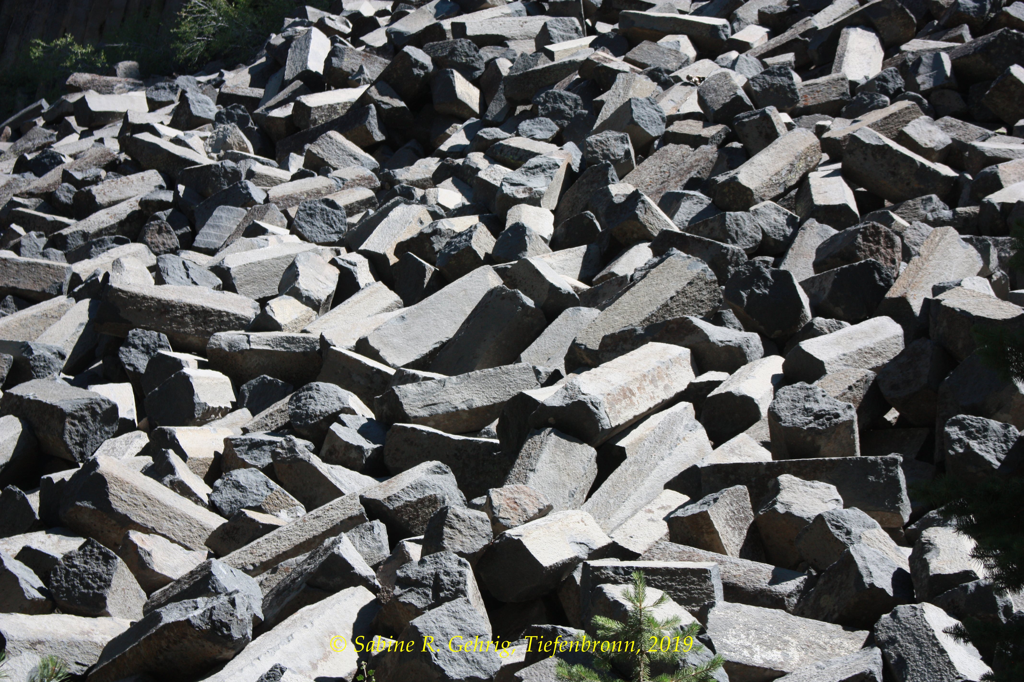 IMG_0045-Devils Postpile NM - zerbrochene Säulen